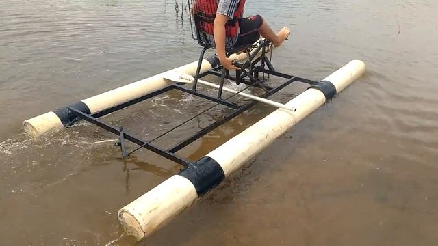 Pedalinho caseiro no rio grande testando смотреть онлайн