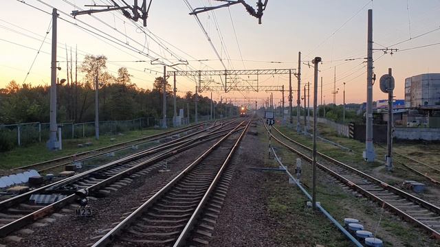 новинка этого года! ЭП2К-157? 140 км/ч с поездом N-277 Санкт-Петербург - Анапа смотреть онлайн