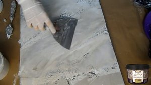 Мастер-класс по нанесению венецианской штукатурке VGT, срез камня.