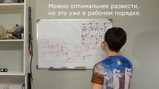 Сборка релейного компьютера - раскидываем шлейфы смотреть онлайн