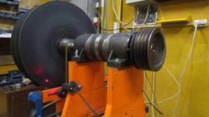 Ремонт и балансировка ходовой части дымососа с крыльчаткой