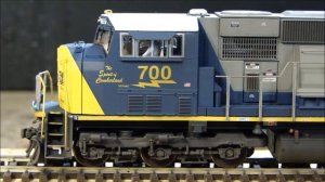 Custom Athearn Genesis CSX SD70MAC #700