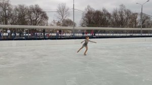 Вероника Лихоносова, секция фигурного катания Строгино - открытие сезона 2021/22