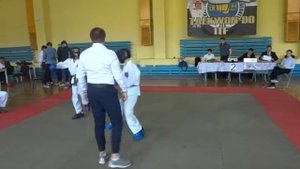 Хладнокровный бой тхэквондо итф