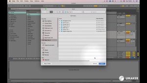 Как импортировать папку в проект Ableton live