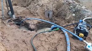 Бурение абиссинской скважины, Сосновый бор.