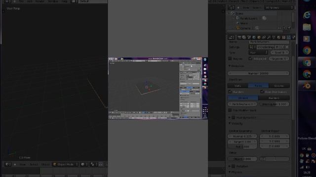 Как создать траву в Blender за минуту