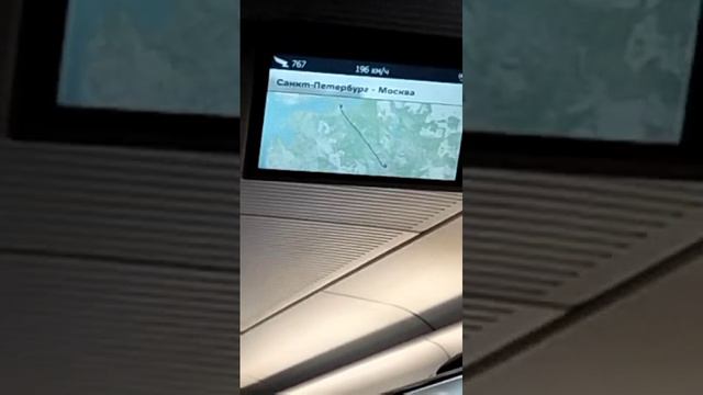 Так выглядят 195 км в час из окна Сапсана