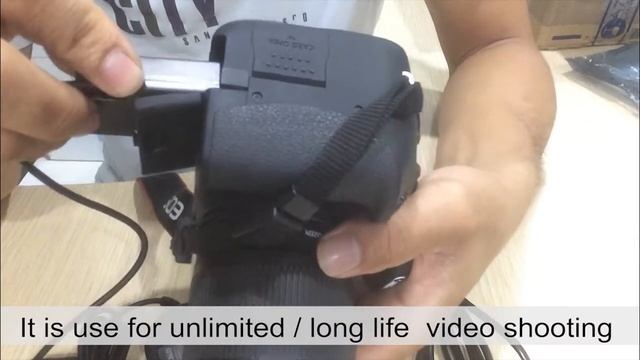 BEST Canon 750D AC Coupler Power Adapter | UNBOXING смотреть онлайн