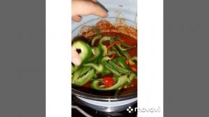 Перцы в томатной заливке. Очень простой и вкусный рецепт.