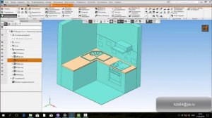 Компас-3D v17. Размещение компонентов в сборке и редактирование.