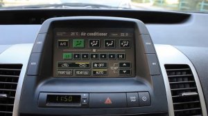 2008 toyota prius, обзор меню 4-х кнопочного монитора тойоты приус.