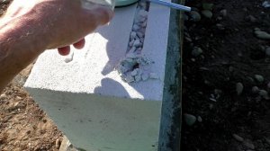 25. Армирование газобетона, штробление под арматуру фрезером, колодец для обслуживания скважины