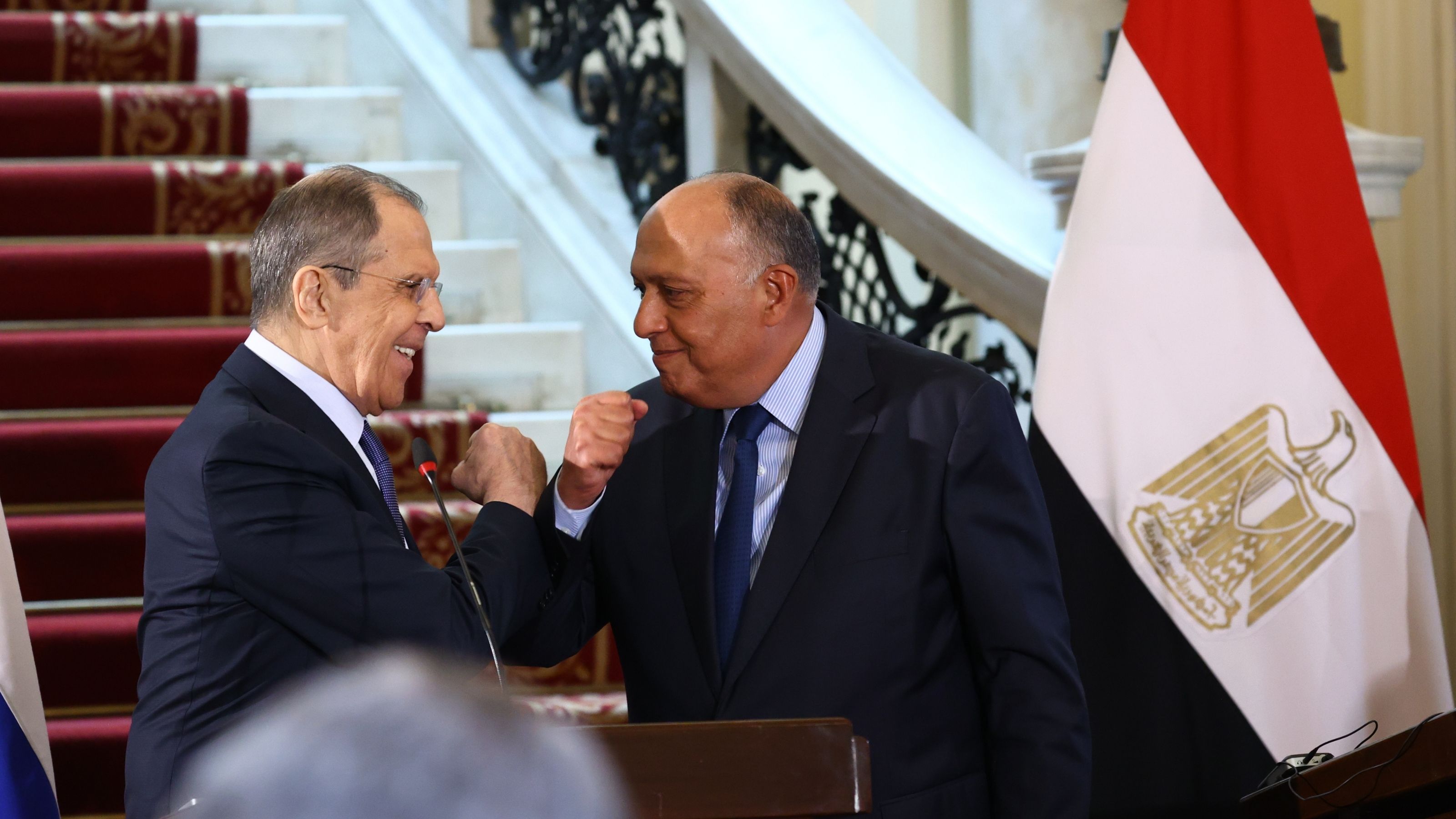 Послы не пришли на встречу с лавровым. Самех Шукри министр иностранных дел Египта.