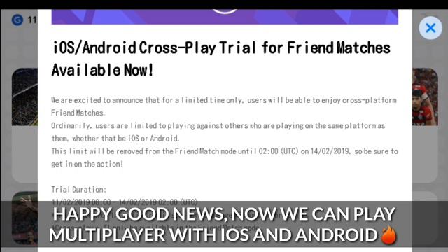 Finally iOS can Play with Android. Pes 2019 Mobile Update v3.1.1• Cross Play