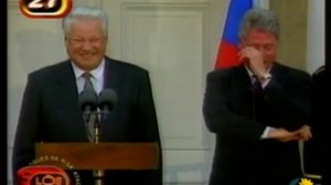 Пьяный Ельцин в гостях у Клинтона He полнояверсия 1995 год (2/2)				