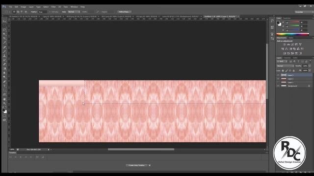 same saree ki design ps Photoshop CS6 me kaise banaye....