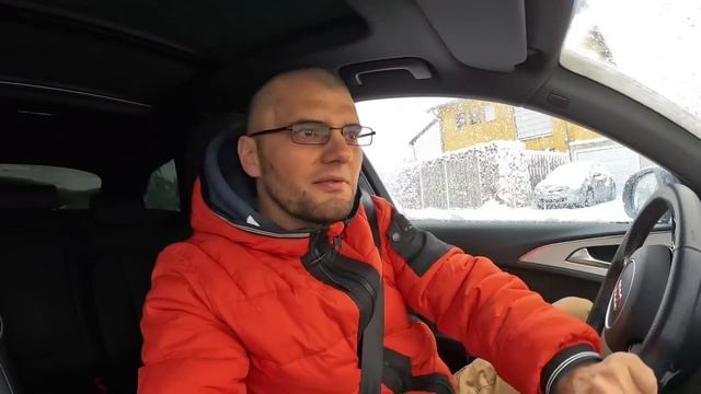 Влог, давно я так не гонял по городу, Артур спас меня от штрафа, Германия в снегу все стоят