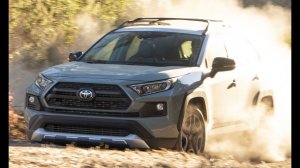 Toyota RAV4 Adventure 2019 - внедорожник, дизайн и интерьер.