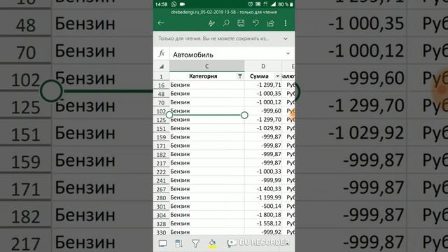 Отчёт за январь. Приход/Расход. Чистая прибыль. смотреть онлайн