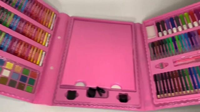 Обзор на набор для рисования 176 предметов смотреть онлайн