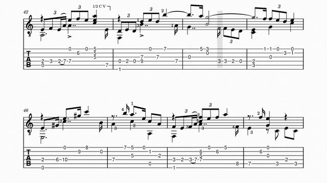 Franz Schubert - Ständchen (Serenade), arr. J. K. Mertz - Tab смотреть онлайн