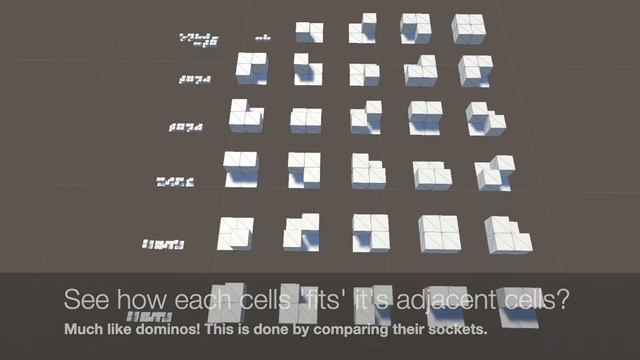 Wave Function Collapse demo building a (very simple) level in Unity смотреть онлайн