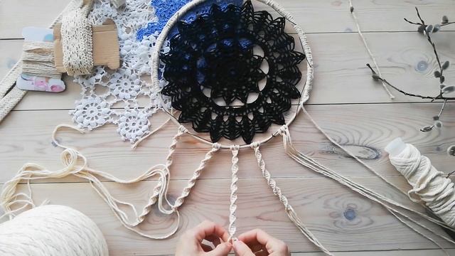 DIY Декор для комнаты своими руками / Ловец снов - макраме Макраме декор