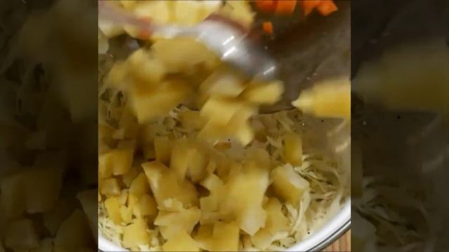 Винегрет со свежей капустой I Винегрет I рецепт винегрета #shorts