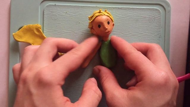 Лепим Маленького Принца и Лисенка..(часть 1)...Little Prince and Fox with plasticine...(part 1) смотреть онлайн