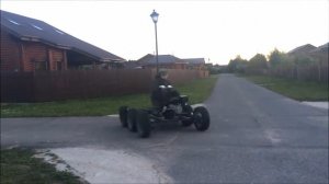 Самодельный бортоповоротный вездеход 6х6