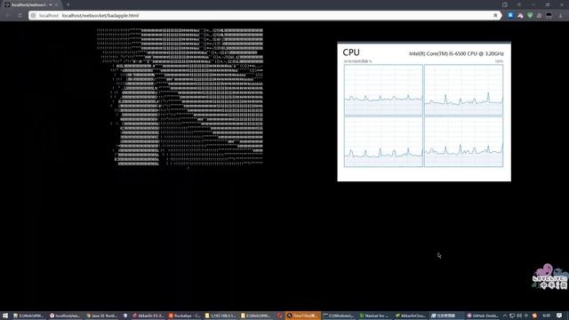 【HTML5】用 WebSocket 播放 Bad Apple!! смотреть онлайн