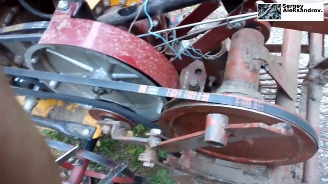 Мотоблок «Каскад» Установил шкив пониженной скорости Самодельная картофелекопалка смотреть онлайн