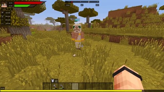 ПЕРВЫЙ ЧЕЛОВЕК НА ЗЕМЛЕ В МАЙНКРАФТЕ #1 БОГ СОЗДАЛ МЕНЯ! смотреть онлайн