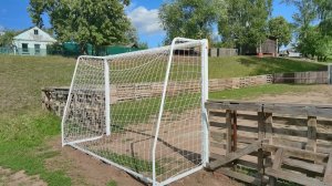 Установка футбольных ворот