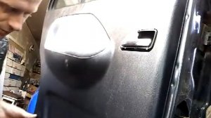 Как снять обшивку карту задней двери CHERY AMULET(2008)demontaz zamiana boczka drzwi tyl/door panel