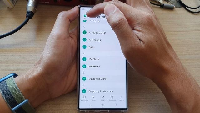 Galaxy S22S22Ultra: How to Delete Contacts