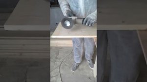 Браширование мебельного щита