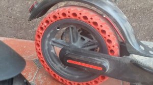 Самокат замена покрышек