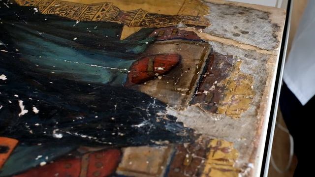 Реставрация иконы  «Святая Мария с младенцем» в собрании БГХМ им. М.В. Нестерова