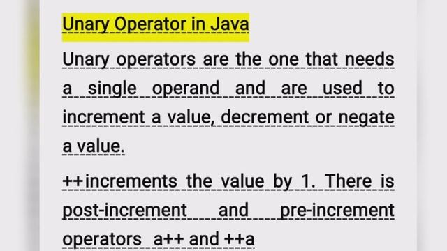 LOGICAL Operators In #java|Unary Binary Ternary Operators| ICSE2022