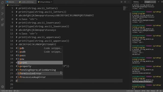 Python Methods Worth Knowing | string module in python | 2020