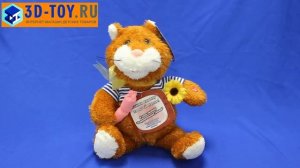 МИНИ-ОБЗОР НА ПОЮЩУЮ ИГРУШКУ "КОТ ОЧАРОВАТЕЛЬНЫЕ ГЛАЗКИ". 3Д ТОЙ.