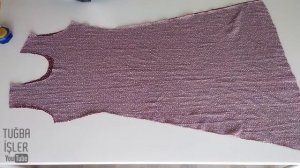 Раскрой курти А-силуэта