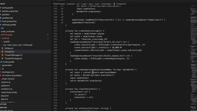 Load 3d model from network in react native's new architecture fabric without third part library смотреть онлайн