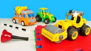 Автошкола для самых маленьких - Как работает каток? - Видео для детей про машинки