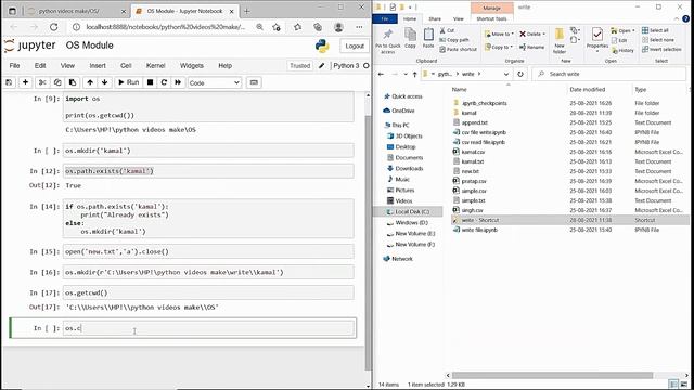 32. OS module in Python (Part - 1)