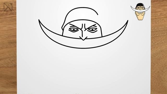 Как нарисовать Белоус / How to Draw Whitebeard Edward Newgate (One Piece)