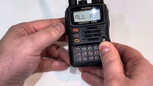 1. Рация YAESU VX-6 сброс на заводские настройки