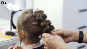 3 красивые прически в школу для девочек Косички и легкие прически без плетения на средние волосы